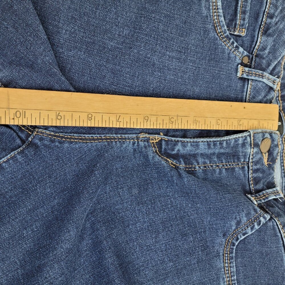 d. jeans medium denim bermuda shorts mid rise classic sporty normcore grandma 8 - Picture 3 of 10